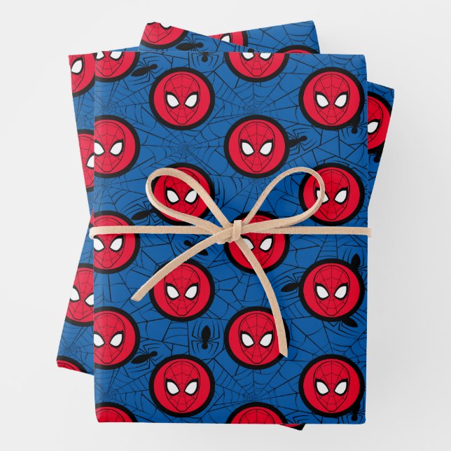 Spider-Man | Head Logo Wrapping Paper Sheet (In situ)