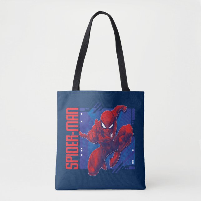 Spider-Man | High-Tech Character Badge Tote Bag (Front)