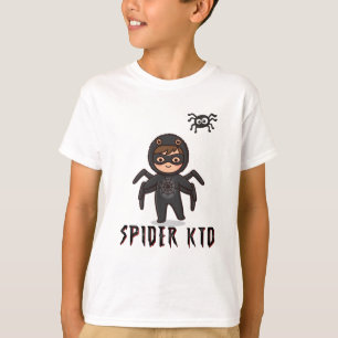 Spider Man Kid Cartoon Cute Spidey on the Back T-Shirt