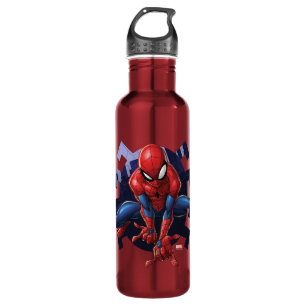 Spider-Man Leaping Out Of Spider Graphic 710 Ml Water Bottle