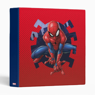 Spider-Man Leaping Out Of Spider Graphic Binder