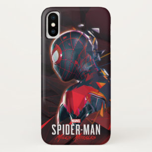 Spider-Man Miles Morales Hi-Tech Geometric Shatter Case-Mate iPhone Case
