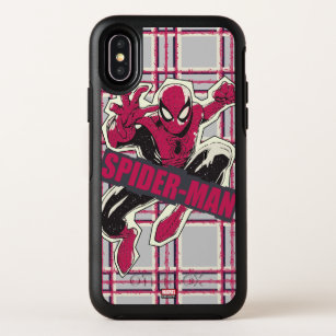 Spider-Man Paper Cut-Out Graphic OtterBox Symmetry iPhone X Case