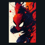 Spider-Man Pop Art Poster<br><div class="desc">Swing into bold style with this vibrant matte poster featuring Spider-Man in classic pop art fashion. With bright colours, comic book textures, and retro flair, this artwork captures the energetic spirit of Marvel’s friendly neighbourhood hero. Perfect for comic lovers, collectors, and fans of vintage-inspired superhero art. Printed on value poster...</div>