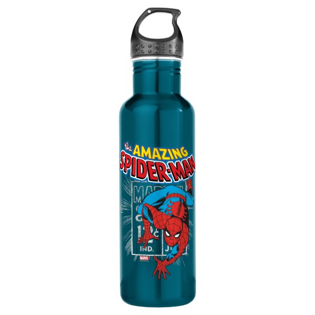Spider-Man Retro Price Graphic 710 Ml Water Bottle (Front)