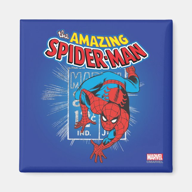 Spider-Man Retro Price Graphic Magnet (Front)