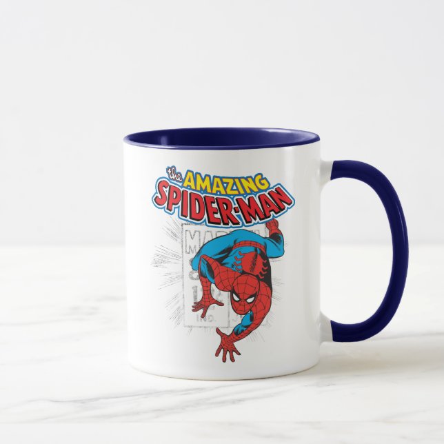 Spider-Man Retro Price Graphic Mug (Right)