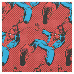 Spider-Man Retro Swinging Kick Fabric