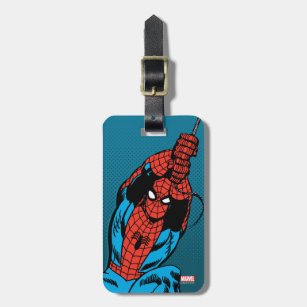 Spider-Man Retro Web Swing Luggage Tag