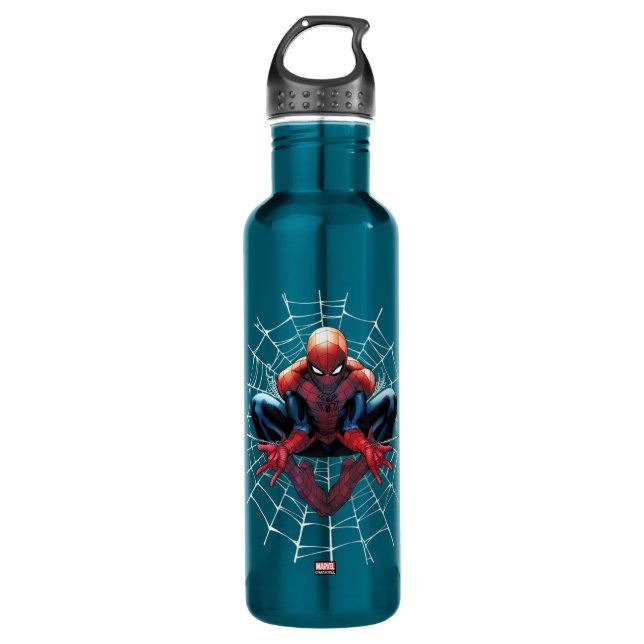 Spider-Man | Sitting In A Web 710 Ml Water Bottle (Front)