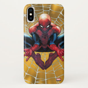 Spider-Man Sitting In A Web Case-Mate iPhone Case