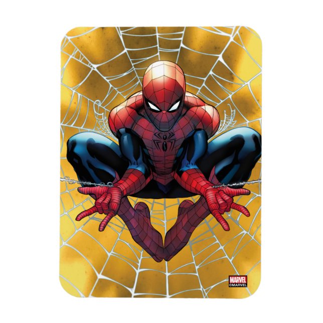 Spider-Man | Sitting In A Web Magnet (Vertical)