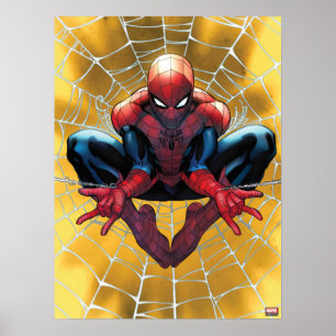 Spider-Man   Sitting In A Web Poster
