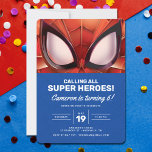 Spider-Man | Super Hero Birthday Invitation<br><div class="desc">Invite all your family and friends to your child's Spider-Man themed Birthday with these awesome Birthday invites. Personalize by adding all your party details!</div>