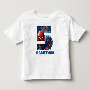 Spider-Man   Super Hero Birthday Toddler T-shirt