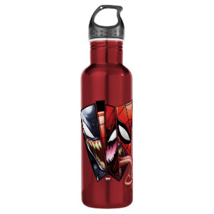Spider-Man   Venom, Carnage, & Spider-Man Cutout 710 Ml Water Bottle