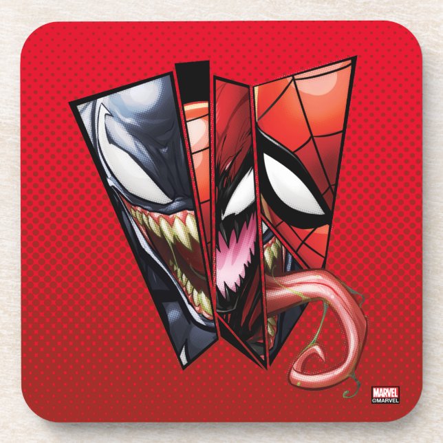 Spider-Man | Venom, Carnage, & Spider-Man Cutout Coaster (Front)