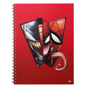 Spider-Man   Venom, Carnage, & Spider-Man Cutout Notebook