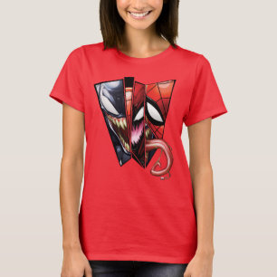 Spider-Man   Venom, Carnage, & Spider-Man Cutout T-Shirt