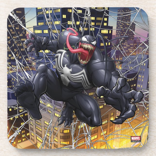 Spider-Man | Venom Leaping Forward Coaster (Front)