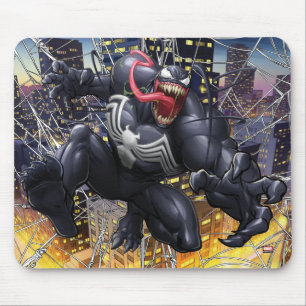 Spider-Man Venom Leaping Forward Mouse Pad
