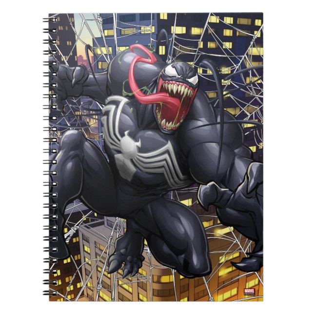 Spider-Man | Venom Leaping Forward Notebook (Front)