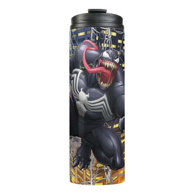 Spider-Man | Venom Leaping Forward Thermal Tumbler (Front)
