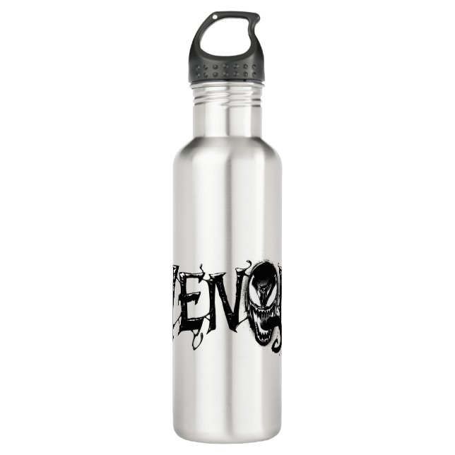 Spider-Man | Venom Name Logo 710 Ml Water Bottle (Front)