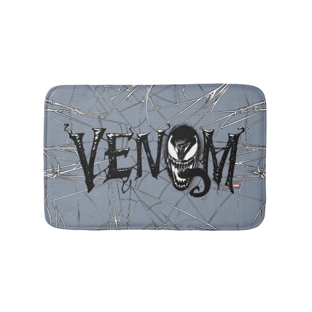 Spider-Man | Venom Name Logo Bath Mat (Front)