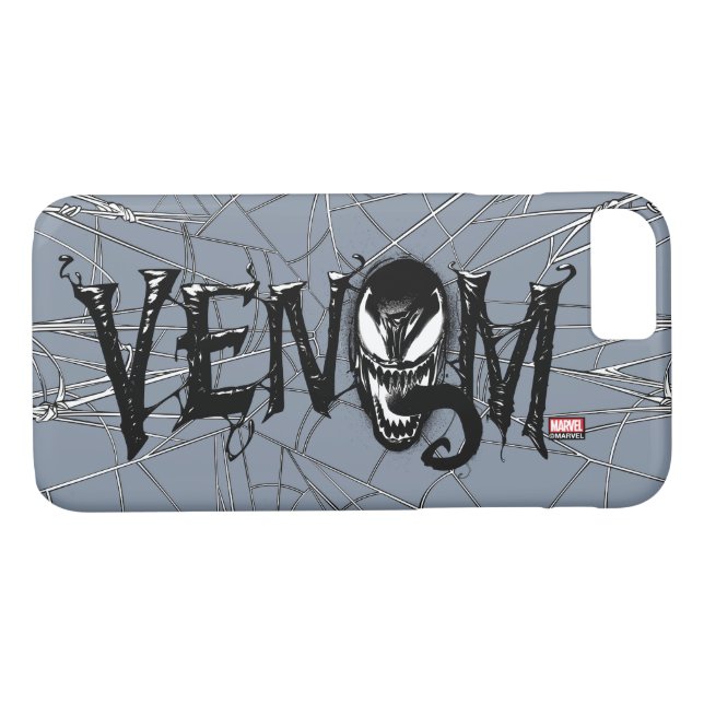 Spider-Man | Venom Name Logo Case-Mate iPhone Case (Back (Horizontal))