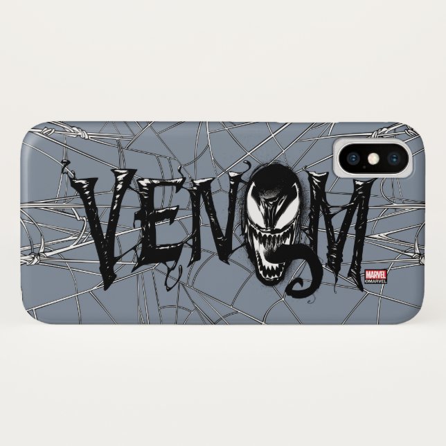 Spider-Man | Venom Name Logo Case-Mate iPhone Case (Back (Horizontal))
