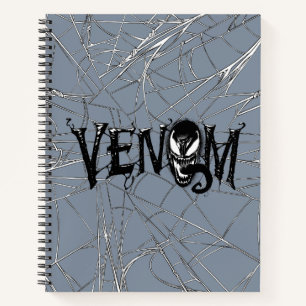 Spider-Man   Venom Name Logo Notebook