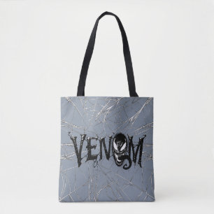 Spider-Man Venom Name Logo Tote Bag