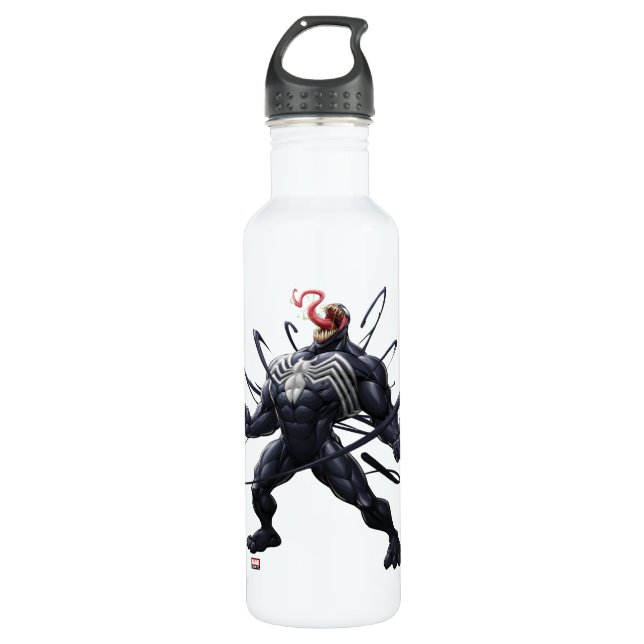 Spider-Man | Venom Symbiote Lashing Out 710 Ml Water Bottle (Front)