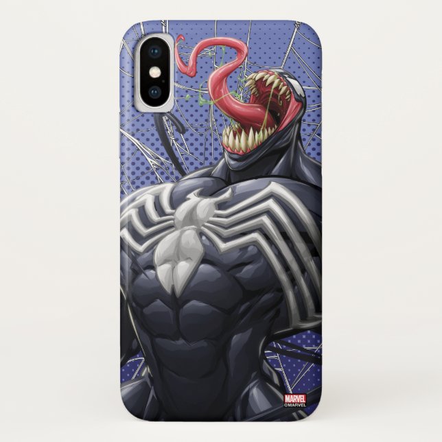 Spider-Man | Venom Symbiote Lashing Out Case-Mate iPhone Case (Back)