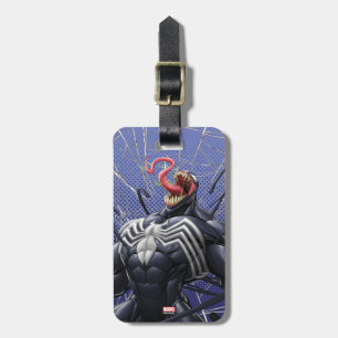 Spider-Man Venom Symbiote Lashing Out Luggage Tag