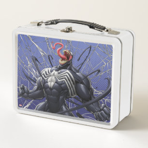 Spider-Man   Venom Symbiote Lashing Out Metal Lunch Box