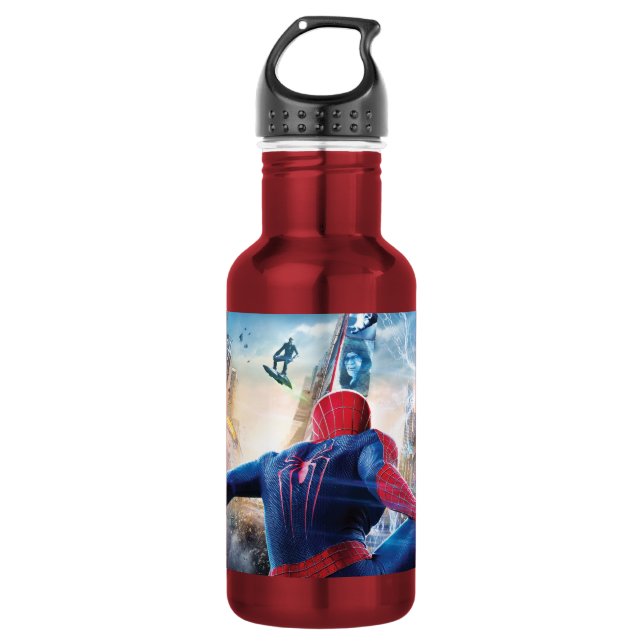 Spider-Man Water Bottle – Marvel Superhero Sports  (Front)