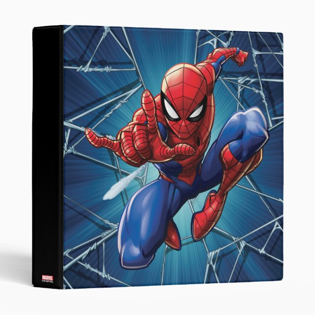 Spider-Man | Web-Shooting Leap Binder (Front/Spine)