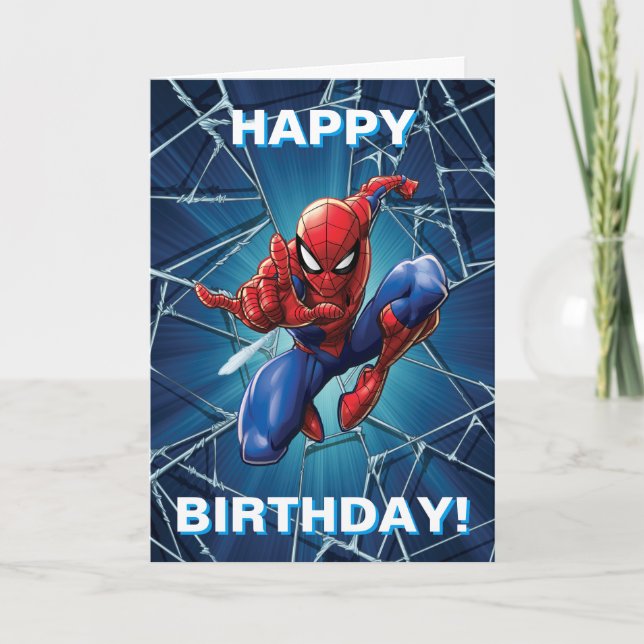 Spider-Man | Web-Shooting Leap Card (Front)