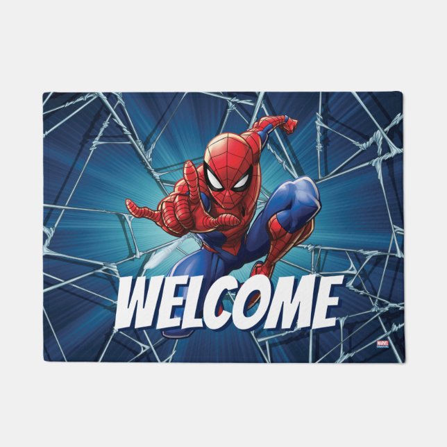 Spider-Man | Web-Shooting Leap Doormat (Front)