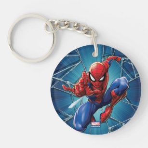 Spider-Man   Web-Shooting Leap Keychain