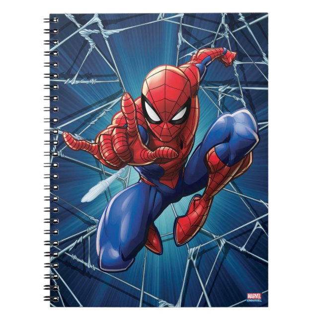 Spider-Man | Web-Shooting Leap Notebook (Front)