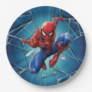 Spider-Man Web-Shooting Leap Paper Plate