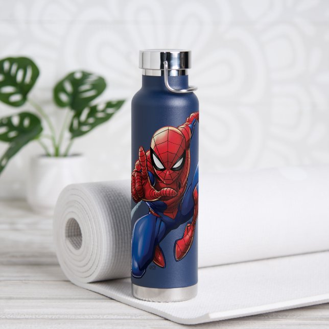 Spider-Man | Web-Shooting Leap Water Bottle (Yoga)