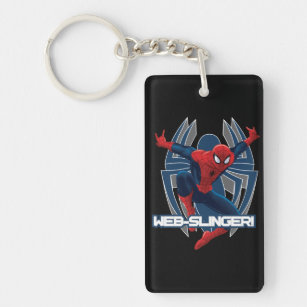Spider-Man Web-Slinger Graphic Keychain