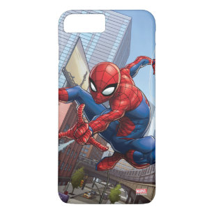 Spider-Man Web Slinging By Train Case-Mate iPhone Case