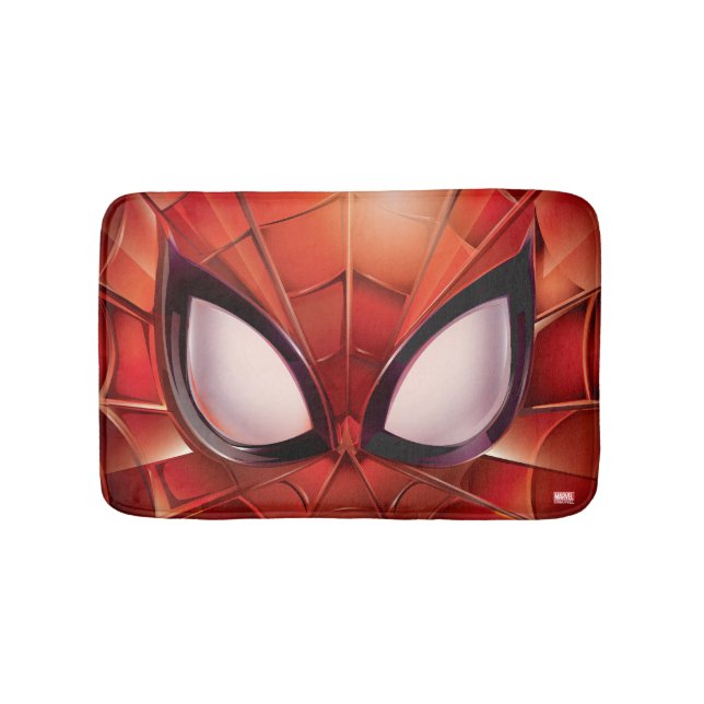 Spider-Man Webbed Mask Bath Mat (Front)