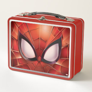 Spider-Man Webbed Mask Metal Lunch Box