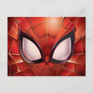 Spider-Man Webbed Mask Postcard